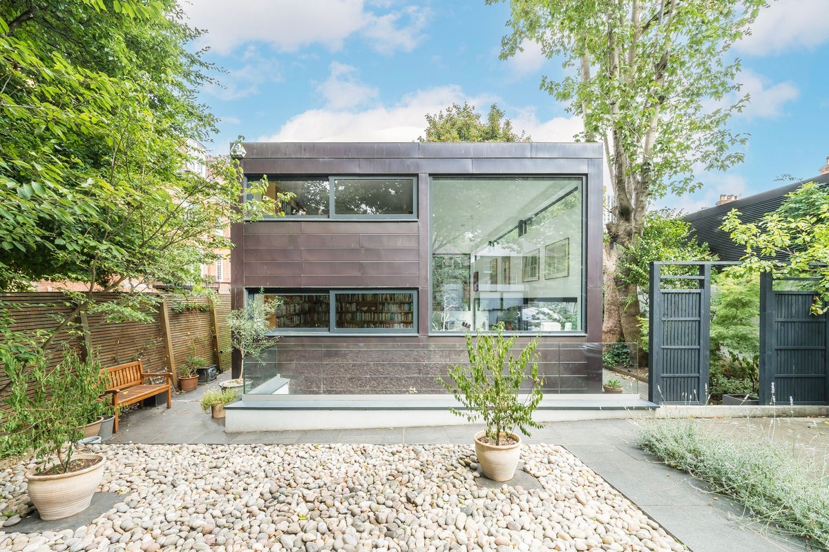 Striking and unique family eco home in Belsize Park on sale for £3.9m